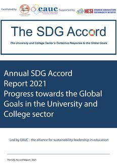 Annual SDG Accord Report 2021 Progress towards the Global Goals in the University and College sector image #1