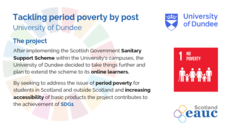 Tackling Period Poverty by Post - University of Dundee image #2