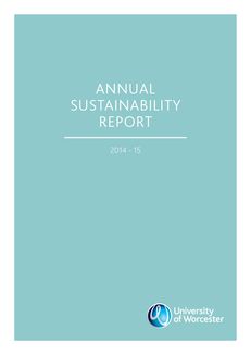 Green Gown Awards 2016 – Sustainability Reporting – University of Worcester – Finalist image #2