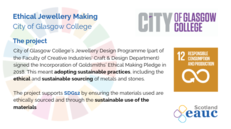 Ethical Jewellery Making - City of Glasgow College image #1