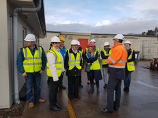 Waste Treatment site visit group