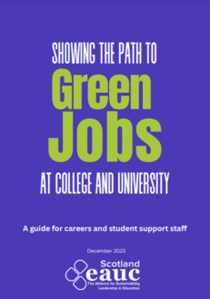 Showing the Path to Green Jobs - a guide for careers and student support staff in FHE image #1