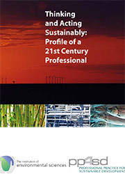 Thinking & Acting Sustainably: Profile of a 21st Century Professional  A Training Manual image #1