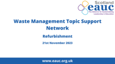 Waste Management Topic Support Network - 21st November 2023 image #1